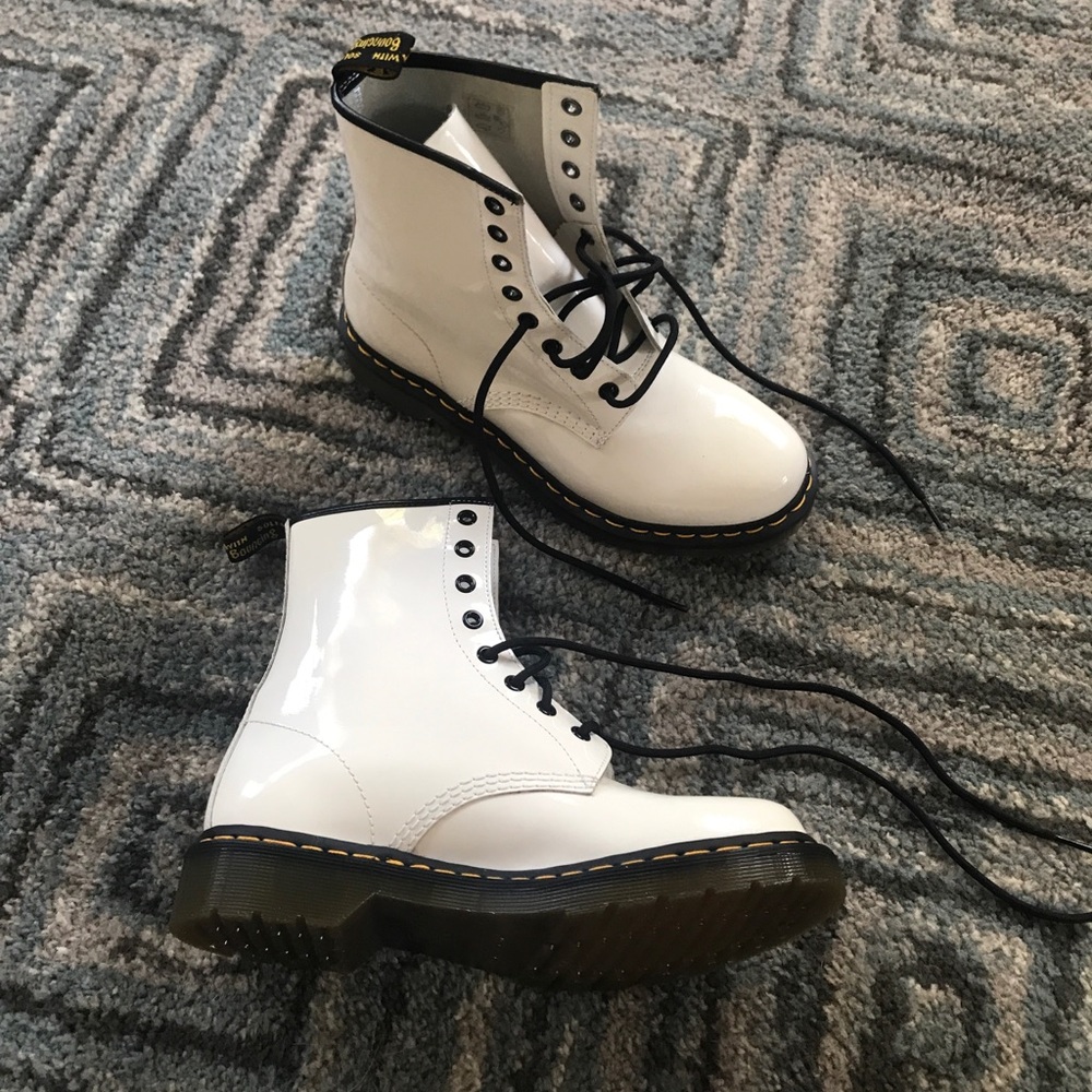 Brand New White Doc Martens